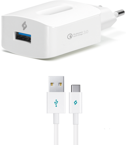 Купить Сетевое зарядное устройство TTEC SpeedCharger белый  9140747. Характеристики, отзывы и цены в Донецке