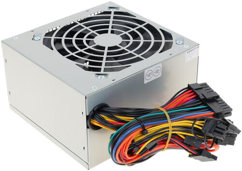Купить Блок питания POWERMAN 600W [PM-600ATX-F] серый  1238744. Характеристики, отзывы и цены в Донецке