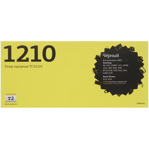 Купить Картридж лазерный T2 TC-S1210 черный  7977372. Характеристики, отзывы и цены в Донецке
