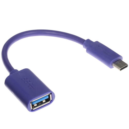 Купить OTG-кабель DEXP фиолетовый  1137411. Характеристики, отзывы и цены в Донецке