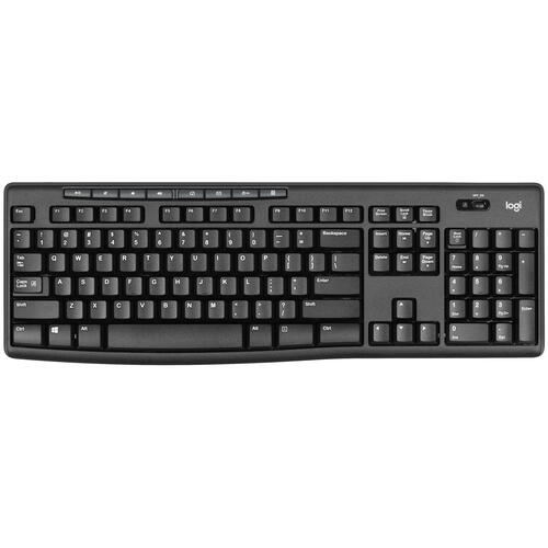 Купить Клавиатура+мышь беспроводная Logitech MK270 черный, английская раскладка  5408495. Характеристики, отзывы и цены в Донецке
