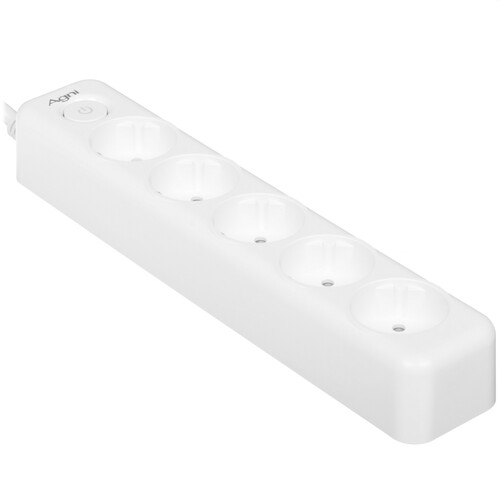 Купить Сетевой фильтр AGNI TP-FD5E белый  9289323. Характеристики, отзывы и цены в Донецке