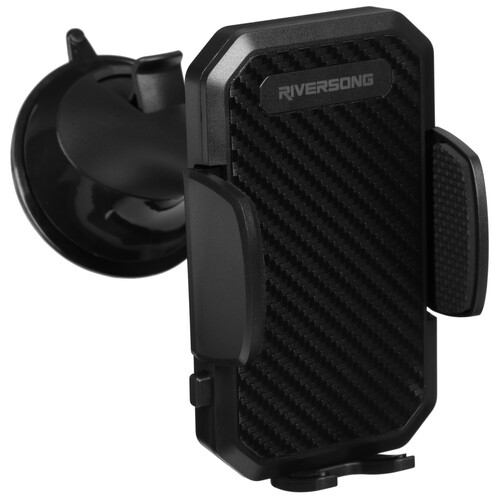 Купить Держатель автомобильный Riversong FlexiClip 02 черный  5491976. Характеристики, отзывы и цены в Донецке