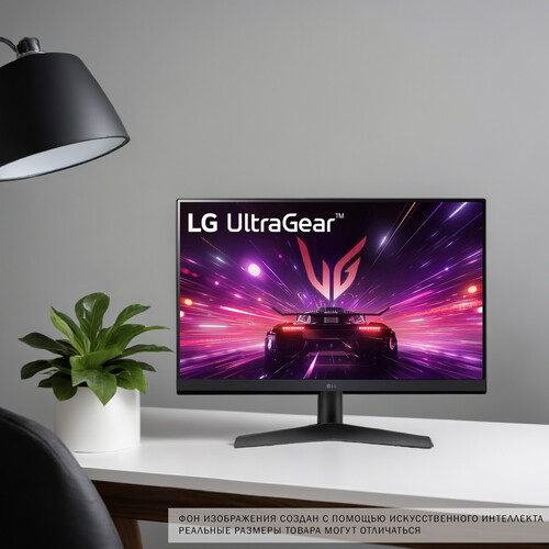 Купить 23.8" Монитор LG UltraGear 24GS60F-B черный  5463973. Характеристики, отзывы и цены в Донецке