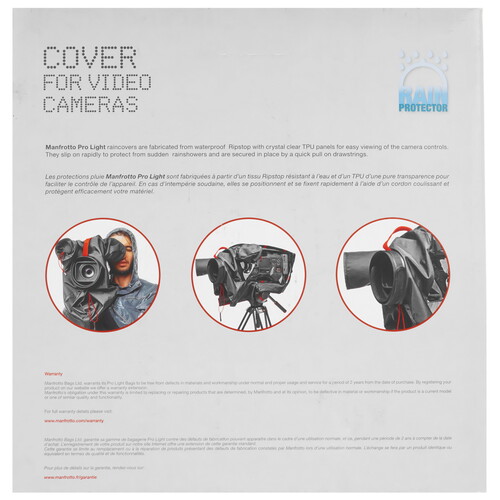 Купить Мягкий чехол Manfrotto Video Raincover RC-1 PL черный  9132005. Характеристики, отзывы и цены в Донецке