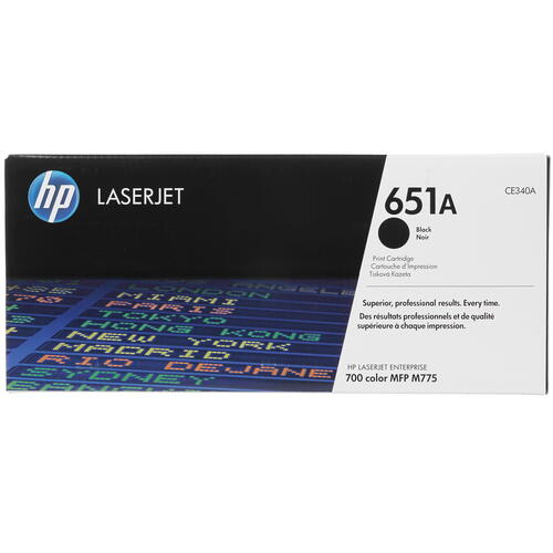 Купить Картридж лазерный HP 651A (CE340A) черный  7947243. Характеристики, отзывы и цены в Донецке