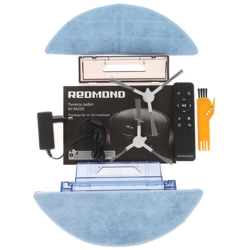 Купить Робот-пылесос Redmond RV-R650S черный  8196979. Характеристики, отзывы и цены в Донецке