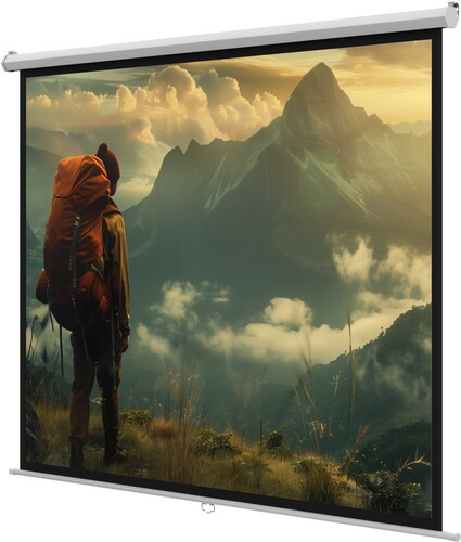 Купить 84" Экран для проектора HIPER CINEMA SWL 4X3-84  5476498. Характеристики, отзывы и цены в Донецке