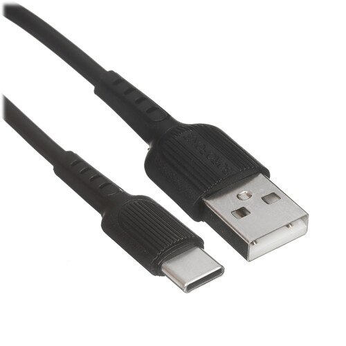 Купить Кабель круглый Borofone USB Type-C - USB 2.0 Type-A черный 1 м  5458198. Характеристики, отзывы и цены в Донецке