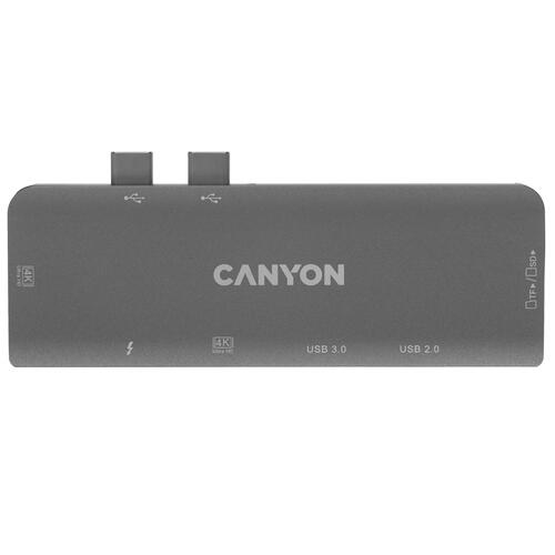 Купить Док-станция Canyon CNS-TDS05B серый  5067519. Характеристики, отзывы и цены в Донецке