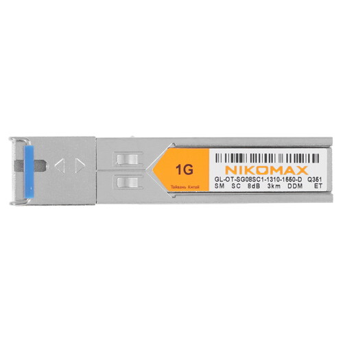 Купить SFP-модуль NIKOMAX GL-OT-SG08SC1-1310-1550-D  5631026. Характеристики, отзывы и цены в Донецке