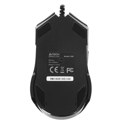 Купить Мышь проводная A4Tech X89 Maze  черный  1391607. Характеристики, отзывы и цены в Донецке