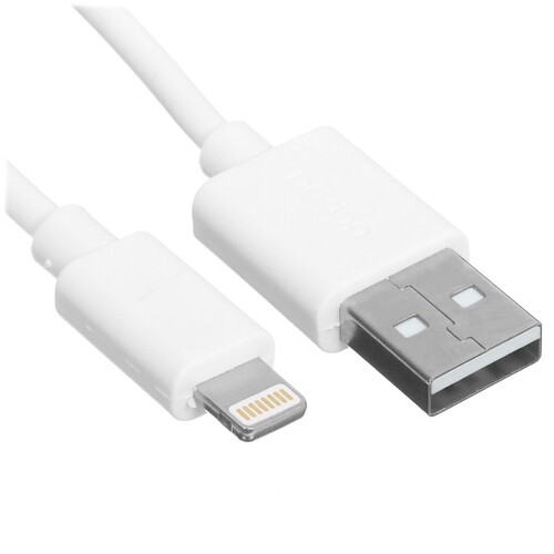 Купить Кабель круглый DEPPA Lightning 8-pin - USB 2.0 Type-A белый 2 м  5475915. Характеристики, отзывы и цены в Донецке