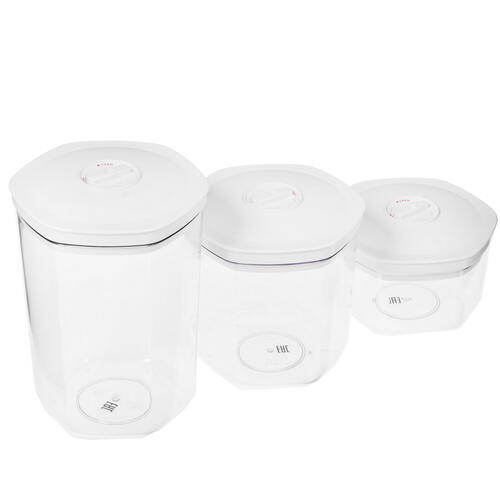 Купить Набор вакуумных контейнеров CASO VC BOX SET 0.75 л, 2 л, 1.4 л  1625945. Характеристики, отзывы и цены в Донецке