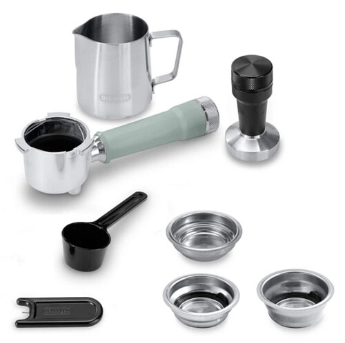 Купить Кофеварка рожковая Delonghi EC890.GR зеленый  5643010. Характеристики, отзывы и цены в Донецке