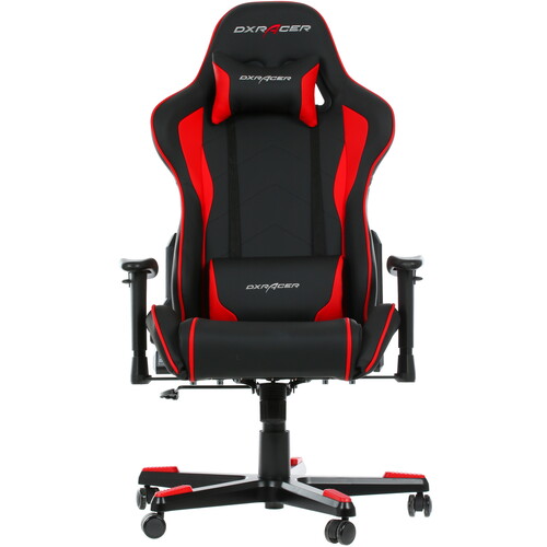 Купить Кресло игровое DXRacer OH/FE08/NR черный  1104784. Характеристики, отзывы и цены в Донецке