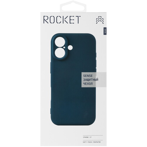 Купить Накладка  Rocket Sense для Apple iPhone 17 синий  5639051. Характеристики, отзывы и цены в Донецке