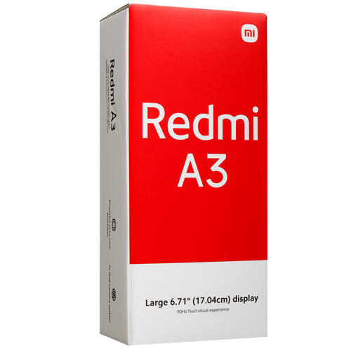 Купить 6.71" Смартфон Xiaomi Redmi A3 128 ГБ черный  5443387. Характеристики, отзывы и цены в Донецке
