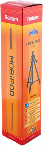 Купить Штатив Rekam MOBIPOD E-130 черный  5362749. Характеристики, отзывы и цены в Донецке