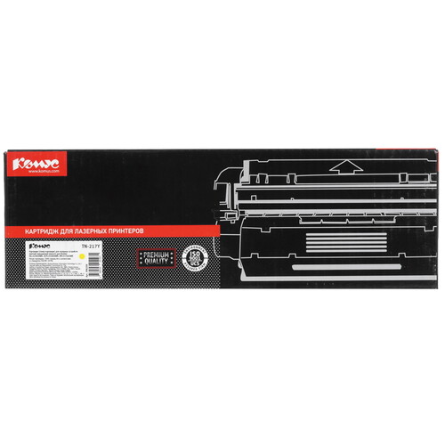 Купить Тонер-картридж лазерный Комус TN-217Y желтый  9141844. Характеристики, отзывы и цены в Донецке