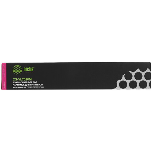 Купить Картридж лазерный Cactus CS-VL7020MRU 106R03747 пурпурный  9065247. Характеристики, отзывы и цены в Донецке