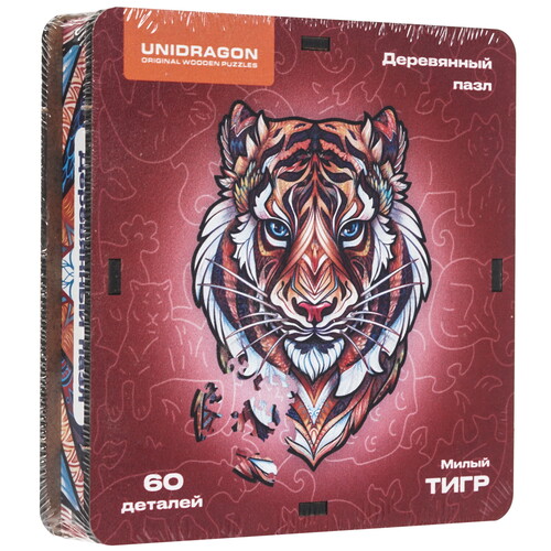 Купить Пазл Unidragon Милый Тигр tiny  9124129. Характеристики, отзывы и цены в Донецке