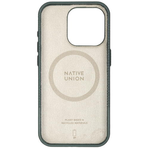 Купить Накладка  Native Union (Re)Classic Case для Apple iPhone 15 Pro зеленый/бежевый  5460516. Характеристики, отзывы и цены в Донецке