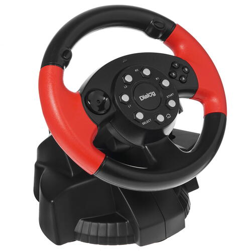 Купить Руль Dialog GW-125VR E-Racer красный  1648730. Характеристики, отзывы и цены в Донецке