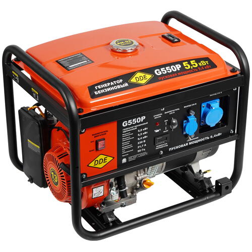 Купить Электрогенератор   бензиновый DDE G550P  5308809. Характеристики, отзывы и цены в Донецке