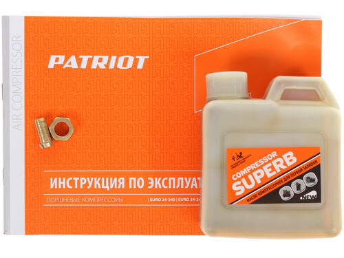Купить Компрессор поршневой масляный Patriot EURO 24/240  1133927. Характеристики, отзывы и цены в Донецке