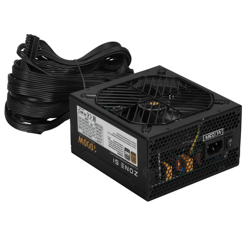 Купить Блок питания ZONE 51 APEX 1000W 80 PLUS GOLD [Z51GLD1000B] черный  9420506. Характеристики, отзывы и цены в Донецке