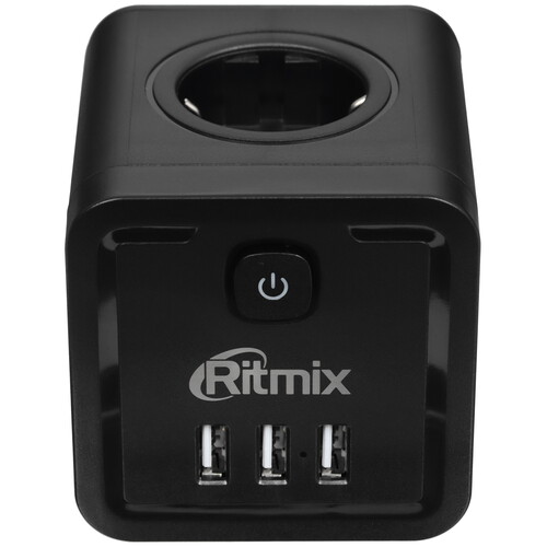 Купить Сетевой фильтр Ritmix RM-043 черный  9133308. Характеристики, отзывы и цены в Донецке