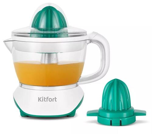 Купить Соковыжималка электрическая Kitfort КТ-1147-2 зеленый  9055119. Характеристики, отзывы и цены в Донецке