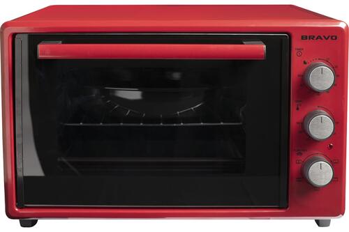 Купить Мини-печь BRAVO FO-381R красный  9028340. Характеристики, отзывы и цены в Донецке