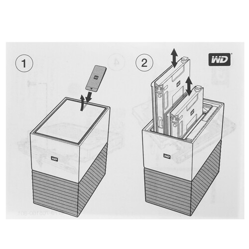 Купить 24 ТБ Внешний HDD WD My Book Duo  5433392. Характеристики, отзывы и цены в Донецке
