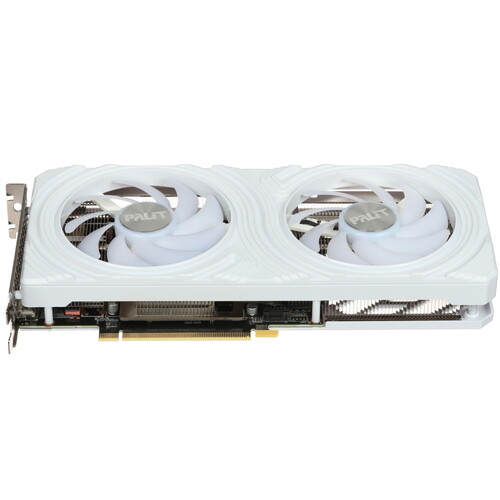Купить Видеокарта Palit GeForce RTX 4060 Ti White [NE6406T019P1-1048L]  5478230. Характеристики, отзывы и цены в Донецке