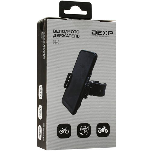 Купить Держатель мото-велосипедный DEXP R4 черный  4763555. Характеристики, отзывы и цены в Донецке