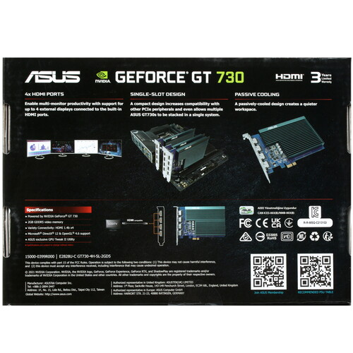 Купить Видеокарта ASUS GeForce GT 730  4872795. Характеристики, отзывы и цены в Донецке