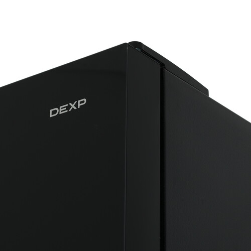 Купить Холодильник с морозильником   DEXP RF-CN350DMG/S черный  9136760. Характеристики, отзывы и цены в Донецке
