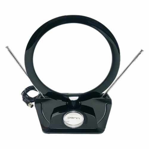 Купить ТВ Антенна Denn DAA240 [активная, 36 dB, DVB-T/T2, VHF, UHF, Flat-дизайн, комнатная]  0161076. Характеристики, отзывы и цены в Донецке