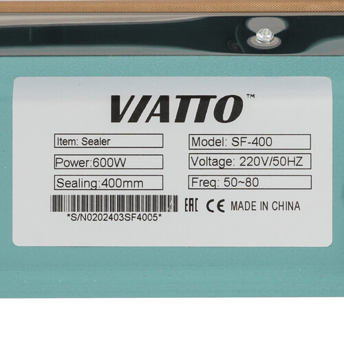 Купить Вакуумный упаковщик Viatto SF-400  9126341. Характеристики, отзывы и цены в Донецке