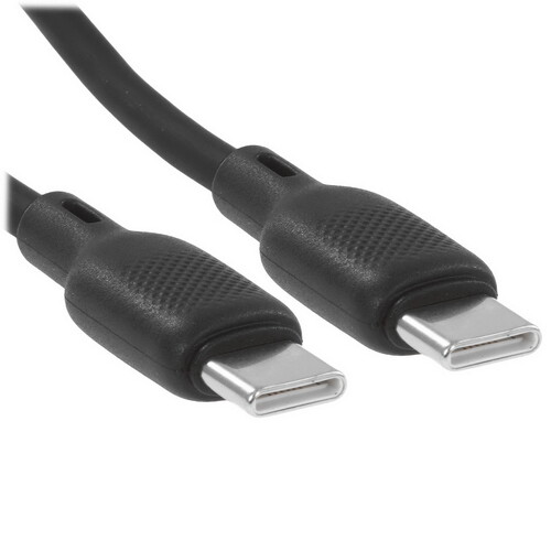 Купить Кабель круглый Borofone USB Type-C - USB Type-C черный 2 м  9244375. Характеристики, отзывы и цены в Донецке