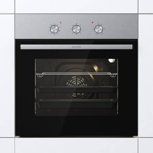 Купить Электрический духовой шкаф Gorenje BO6727E03NX серебристый  9140406. Характеристики, отзывы и цены в Донецке