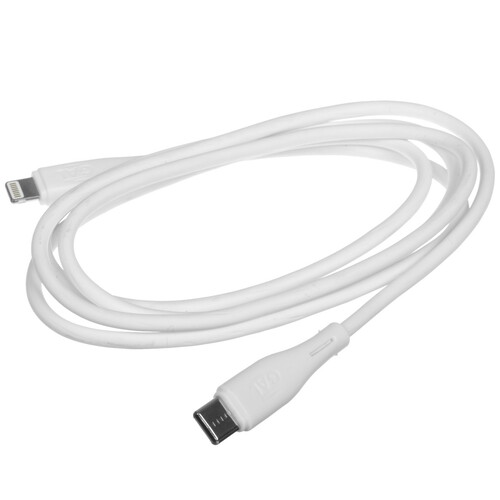 Купить Кабель круглый GAL Lightning 8-pin - USB Type-C белый 1.2 м  5485634. Характеристики, отзывы и цены в Донецке