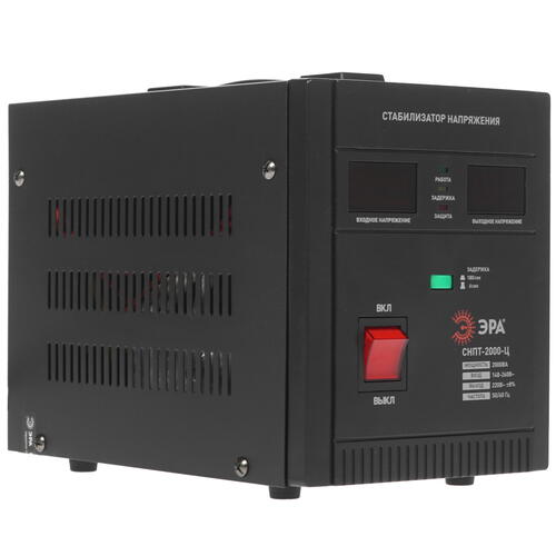 Купить Стабилизатор напряжения ЭРА СНПТ-2000-Ц  1098428. Характеристики, отзывы и цены в Донецке