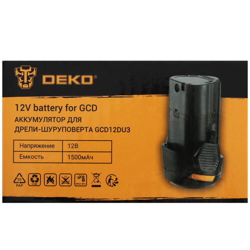 Купить Аккумулятор DEKO 063-4091  5304492. Характеристики, отзывы и цены в Донецке