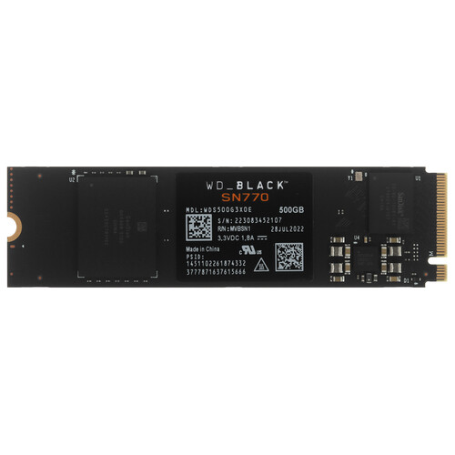 Купить 500 ГБ M.2 NVMe накопитель WD Black SN770 [WDS500G3X0E]  9910451. Характеристики, отзывы и цены в Донецке