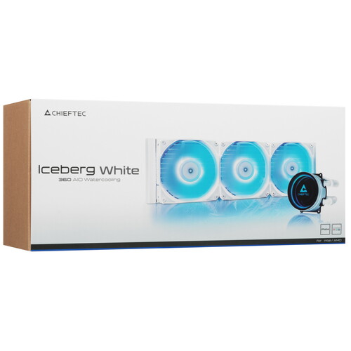 Купить Система охлаждения Chieftec Iceberg 360  белая  5619794. Характеристики, отзывы и цены в Донецке