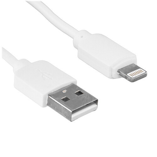 Купить Кабель круглый Гарнизон Lightning 8-pin - USB 2.0 Type-A белый 0.3 м  5485422. Характеристики, отзывы и цены в Донецке