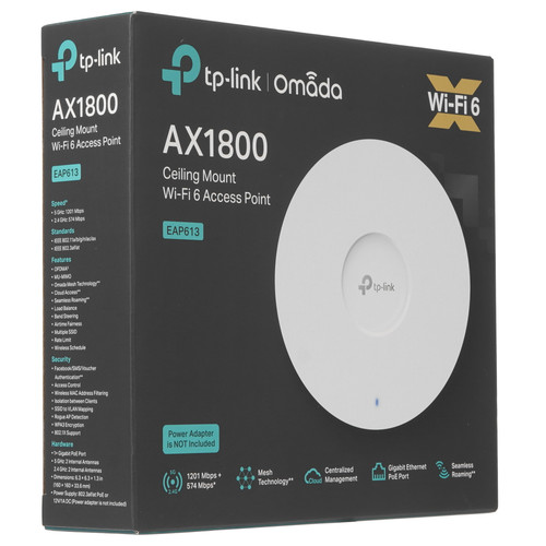 Купить Точка доступа TP-Link EAP613  5403202. Характеристики, отзывы и цены в Донецке